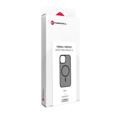 Заредете изображение във визуализатора на галерията – Гръб Forcell F-Protect Smoke Hybrid Premium Lite за iPhone 15 с MagSafe - черен – снимка 7
