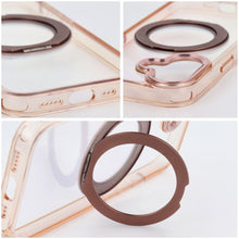 Заредете изображение във визуализатора на галерията – Гръб Frame Circle Stand за iPhone 13 с MagSafe и стойка - златист – снимка 5
