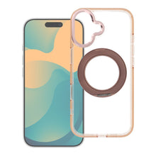 Заредете изображение във визуализатора на галерията – Гръб Frame Circle Stand за iPhone 16 PRO с MagSafe и стойка - златист
