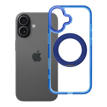 Заредете изображение във визуализатора на галерията – Гръб Frame Circle Stand за iPhone 17 с MagSafe и стойка - тъмносин

