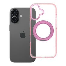 Заредете изображение във визуализатора на галерията – Гръб Frame Circle Stand за iPhone 17 с MagSafe и стойка - розов
