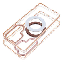 Заредете изображение във визуализатора на галерията – Гръб Frame Circle Stand за iPhone 17 с MagSafe и стойка - златист – снимка 2
