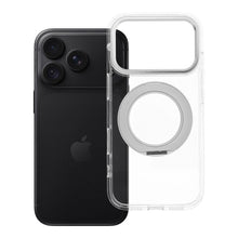 Заредете изображение във визуализатора на галерията – Гръб Frame Circle Stand за iPhone 18 Pro / 17 Pro с MagSafe и стойка - прозрачен
