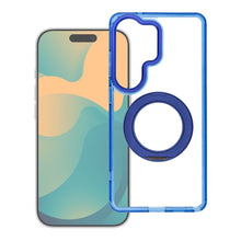 Заредете изображение във визуализатора на галерията – Гръб Frame Circle Stand за Samsung A57 с MagSafe и стойка - тъмносин
