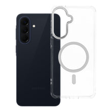 Заредете изображение във визуализатора на галерията – Гръб Frame Clear Hybrid Mag Cover за Samsung A57 с MagSafe - прозрачен
