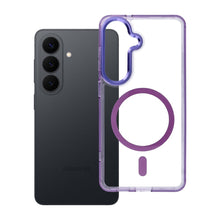 Заредете изображение във визуализатора на галерията – Гръб Frame Clear Hybrid Mag Cover за Samsung S26 с MagSafe - лилав

