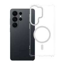 Заредете изображение във визуализатора на галерията – Гръб Frame Clear Hybrid Mag Cover за Samsung S26 ULTRA с MagSafe - прозрачен

