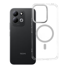 Заредете изображение във визуализатора на галерията – Гръб Frame Clear Hybrid Mag Cover за Xiaomi Redmi 17 4G / 5G с MagSafe - прозрачен

