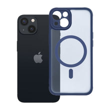 Заредете изображение във визуализатора на галерията – Гръб Full Matte Mag Cover за iPhone 13 с MagSafe - син
