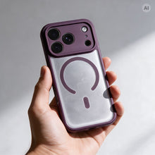 Заредете изображение във визуализатора на галерията – Гръб Full Matte Mag Cover за iPhone 18 Pro / 17 Pro с MagSafe - бордо – снимка 3
