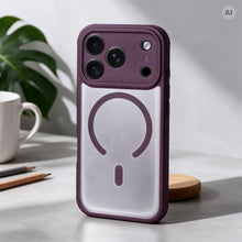 Заредете изображение във визуализатора на галерията – Гръб Full Matte Mag Cover за iPhone 18 Pro Max / 17 Pro Max с MagSafe - бордо – снимка 4
