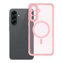 Заредете изображение във визуализатора на галерията – Гръб Full Matte Mag Cover за Samsung A56 с MagSafe - светлорозов

