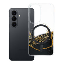 Заредете изображение във визуализатора на галерията – Гръб Golden за Samsung S24 / S25 с MagSafe - черен
