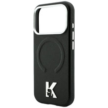 Заредете изображение във визуализатора на галерията – Гръб KARL LAGERFELD за IPHONE 18 Pro/17 Pro с MagSafe (Grained Embossed Ring &amp; Kameo Logo) - черен – снимка 7
