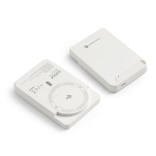 Заредете изображение във визуализатора на галерията – Външна батерия с MagSafe Forcell F-Energy MagStand QI2 F5K10 QC3.0 PD3.0 20W 5000 mAh - бяла – снимка 4
