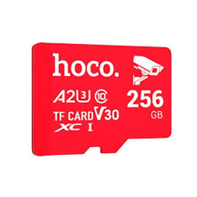 Заредете изображение във визуализатора на галерията – Карта памет microSD 256GB class 10 UHS-I U3 V30 A2 Hoco - червена
