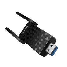 Заредете изображение във визуализатора на галерията – Мрежова карта WiFi 6 USB A (2 антени) Hoco HI34 - черна – снимка 4

