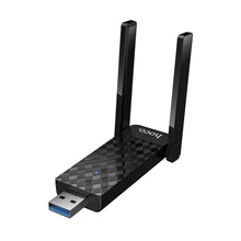 Заредете изображение във визуализатора на галерията – Мрежова карта WiFi 6 USB A (2 антени) Hoco HI34 - черна – снимка 6
