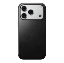 Заредете изображение във визуализатора на галерията – Кожен гръб NOMAD за IPHONE 18 Pro/17 Pro с MagSafe (Modern Leather Case Horween Leather) - черен
