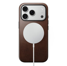 Заредете изображение във визуализатора на галерията – Кожен гръб NOMAD за IPHONE 18 Pro/17 Pro с MagSafe (Modern Leather Case Horween Leather) - rustic brown – снимка 5

