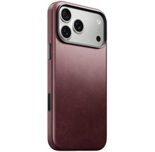 Заредете изображение във визуализатора на галерията – Кожен гръб NOMAD за IPHONE 18 Pro Max/17 Pro Max с MagSafe (Traditional Leather Case Horween Leather) - бордо – снимка 2
