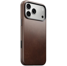 Заредете изображение във визуализатора на галерията – Кожен гръб NOMAD за IPHONE 18 Pro Max/17 Pro Max с MagSafe (Traditional Leather Case Horween Leather) - rustic brown – снимка 2
