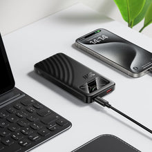 Заредете изображение във визуализатора на галерията – Външна батерия 10000 mAh QC PD 30W 3A Hoco Q42 - черна – снимка 8
