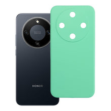 Заредете изображение във визуализатора на галерията – Гръб Silicone 2mm за Honor Magic 8 LITE (със защита на камерата) - ментовозелен
