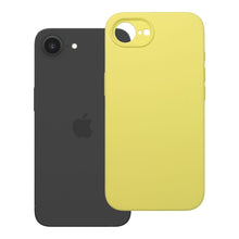 Заредете изображение във визуализатора на галерията – Гръб Silicone 2mm за iPhone 16e (SE 4 2025) / 17e (със защита на камерата) - жълт
