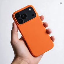 Заредете изображение във визуализатора на галерията – Гръб Silicone за iPhone 18 Pro / 17 Pro - оранжев – снимка 3
