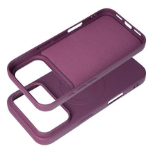 Заредете изображение във визуализатора на галерията – Гръб Silicone Mag Cover за iPhone 18 Pro / 17 Pro с MagSafe (с голям отвор) - бордо – снимка 2

