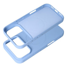 Заредете изображение във визуализатора на галерията – Гръб Silicone Mag Cover за iPhone 18 Pro Max / 17 Pro Max с MagSafe (с голям отвор) - светлосин – снимка 2
