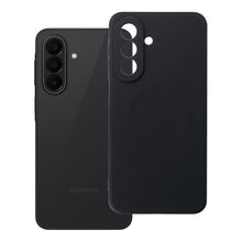 Заредете изображение във визуализатора на галерията – Гръб Silicone Mag Cover за Samsung A27 с MagSafe (със защита на камерата) - черен
