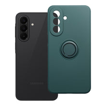 Заредете изображение във визуализатора на галерията – Гръб Silicone Ring за Samsung A27 5G с пръстен - зелен
