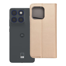 Заредете изображение във визуализатора на галерията – Калъф тип книга Smart Case Book за Motorola EDGE 70 - златист
