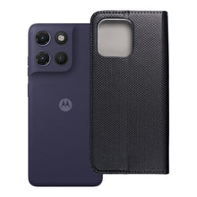 Заредете изображение във визуализатора на галерията – Калъф тип книга Smart Case Book за Motorola G17 POWER - черен

