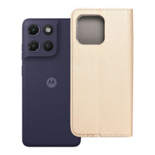 Заредете изображение във визуализатора на галерията – Калъф тип книга Smart Case Book за Motorola G17 POWER - златист
