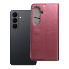 Заредете изображение във визуализатора на галерията – Калъф тип книга Smart Magneto за Samsung S26 PLUS - бордо
