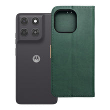 Заредете изображение във визуализатора на галерията – Калъф тип книга Split Book за Motorola G37 POWER - зелено-златист
