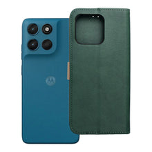 Заредете изображение във визуализатора на галерията – Калъф тип книга Split Book за Motorola G57 POWER - зелено-златист
