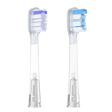 Заредете изображение във визуализатора на галерията – Toothbrush heads Hoco HP64 1x soft 1x hard white
