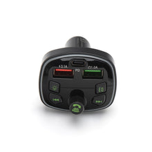 Заредете изображение във визуализатора на галерията – Transmiter for car Blue Star Wave L1 RGB Ambient light typ C x1 USB x2 20W black
