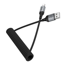 Заредете изображение във визуализатора на галерията – Кабел USB A към Lightning Hoco PD 2,4A 1,5 m X121 - черен – снимка 2
