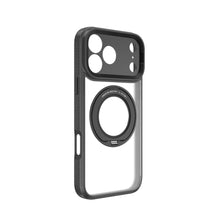 Заредете изображение във визуализатора на галерията – Гръб X-ONE Dropguard 2S за iPhone 18 Pro / 17 Pro с MagSafe (със стойка) - black frost matte
