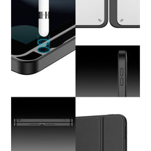 Заредете изображение във визуализатора на галерията – Dux Ducis Magi case for iPad 10.9'' 2022 (10 gen.) cover with stylus holder smart cover stand pink
