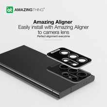 Заредете изображение във визуализатора на галерията – Amazing Thing Tempered glass AR Lens Glass S24UCAMBGLA on camera do Samsung Galaxy S24 Ultra (5 pieces) black
