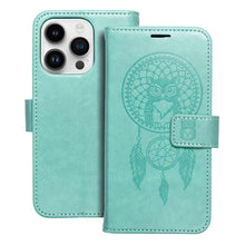 Заредете изображение във визуализатора на галерията – Forcell mezzo book case for iphone 14 pro ( 6.1 ) dreamcatcher green - TopMag

