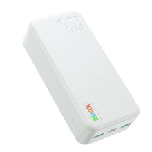 Заредете изображение във визуализатора на галерията – Joyroom powerbank 30000mAh Dazzling Series 22.5W white (QP196)
