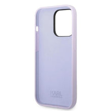 Заредете изображение във визуализатора на галерията – Karl Lagerfeld KLHCP14XSNIKBCU iPhone 14 Pro Max 6.7" hardcase purple/purple Silicone Ikonik
