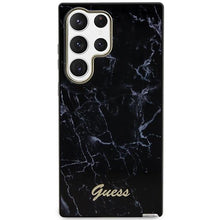 Заредете изображение във визуализатора на галерията – Guess GUHCS23LPCUMAK S23 Ultra S918 black/black hardcase Marble
